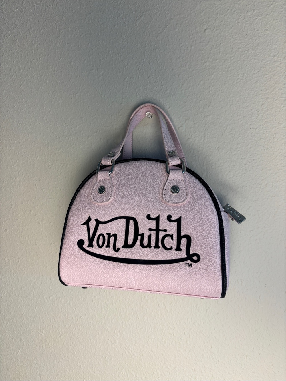 Von Dutch Lilac Eye Dome Satchel